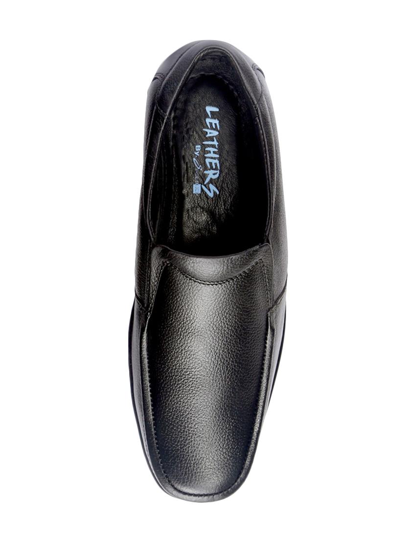 black leather slipons - 16183906 - Zoom Image - 3