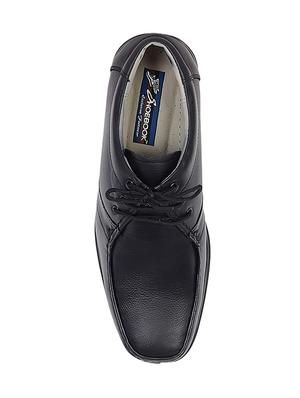black leather lace-up derbys - 16183916 - Standard Image - 3