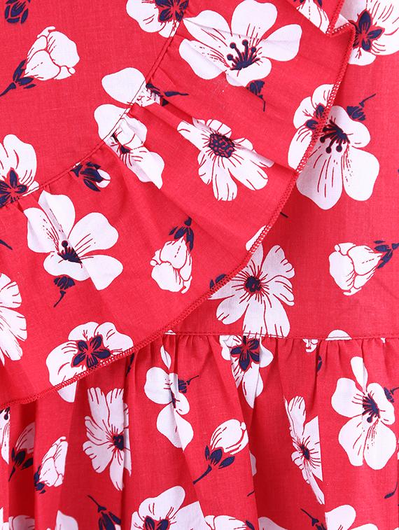 red cotton frock - 16184338 - Zoom Image - 3