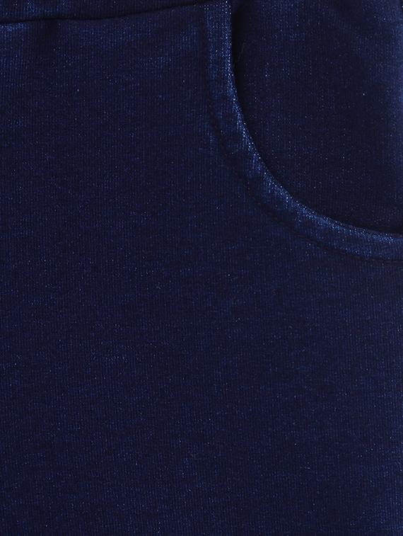 blue cotton three-fourth - 16184348 - Zoom Image - 3