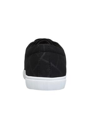black canvas lace up sneakers - 16185351 - Standard Image - 3