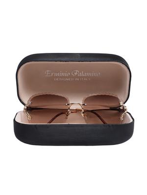 erminio palamino rimless sunglasses for women - 16185664 - Standard Image - 3