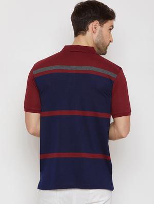navy blue polo t-shirt - 16186198 - Standard Image - 3