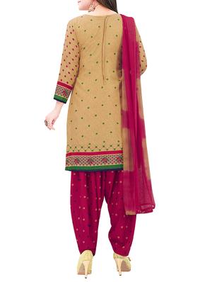 set of 2 multicolor unstitched suit combo - 16186676 - Standard Image - 3