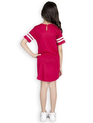 red polyester frock - 16187230 - Standard Image - 3
