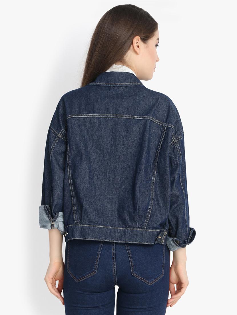 button up denim jacket - 16187397 - Zoom Image - 3