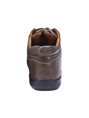 brown leather lace up shoes - 16187572 - Standard Image - 3