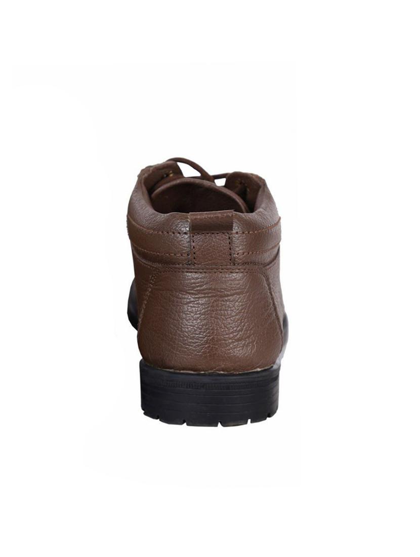 brown leather lace-up derbys - 16187593 - Zoom Image - 3