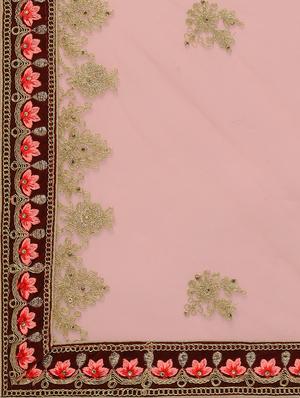 zari embroidered a-line lehenga - 16187992 - Standard Image - 6