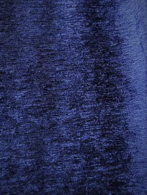 Monochrome Single Polyester Window Curtain - Royal Blue - 16189816 - Standard Image - 3