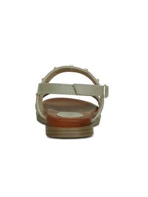green back strap sandals - 16189932 - Standard Image - 3