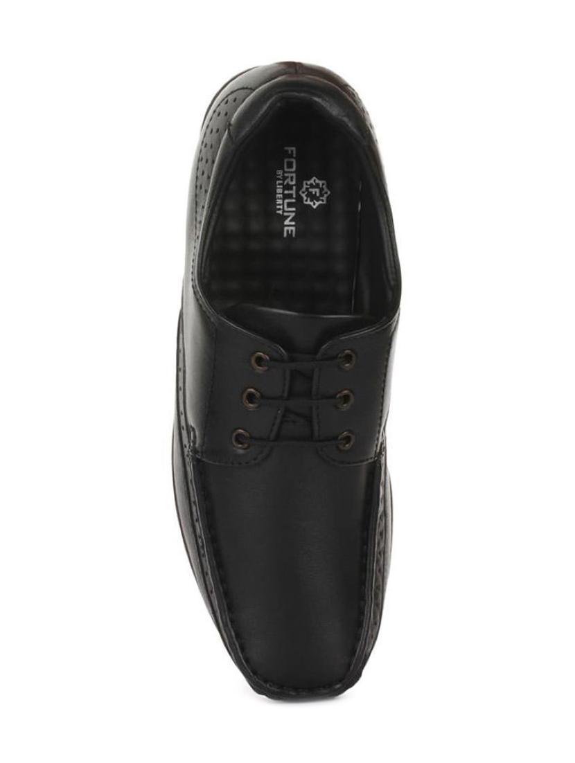 black leather lace-up derbys - 16190869 - Zoom Image - 3