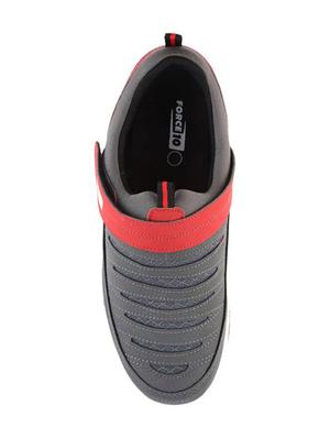 grey leatherette sport shoes - 16191296 - Standard Image - 3