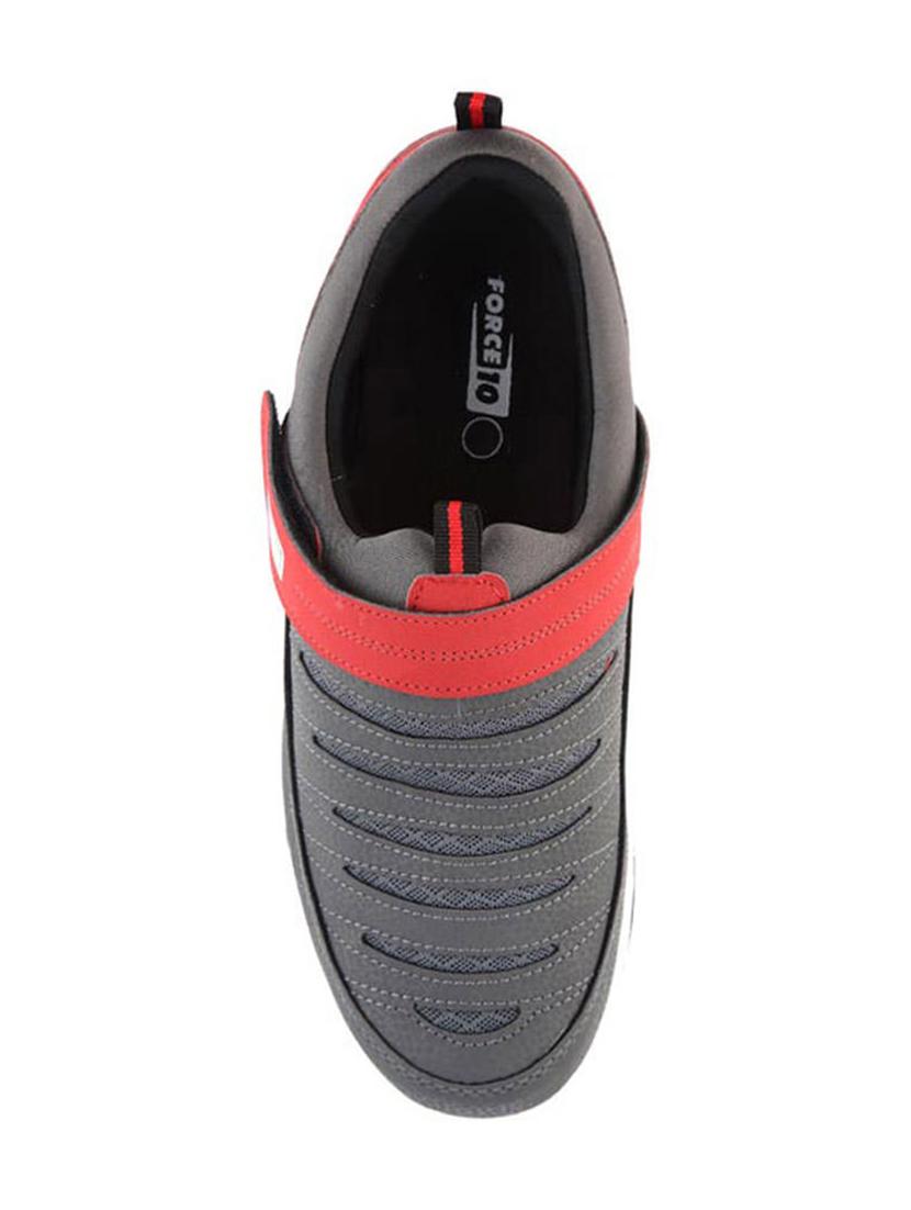 grey leatherette sport shoes - 16191296 - Zoom Image - 3