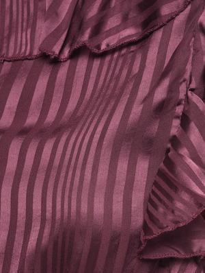 ruffle detail striped maxi dress - 16192775 - Standard Image - 6