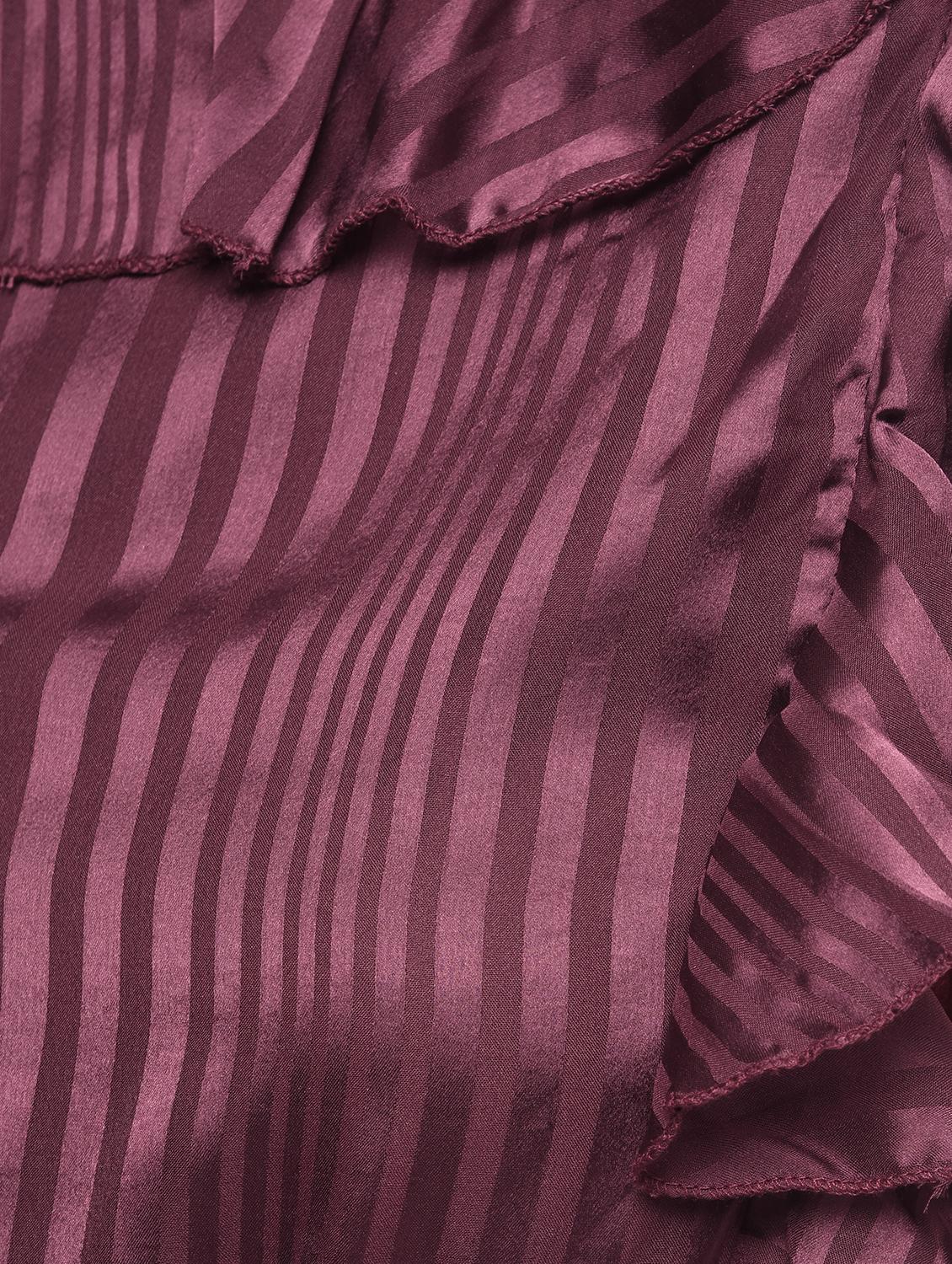 ruffle detail striped maxi dress - 16192775 - Zoom Image - 6