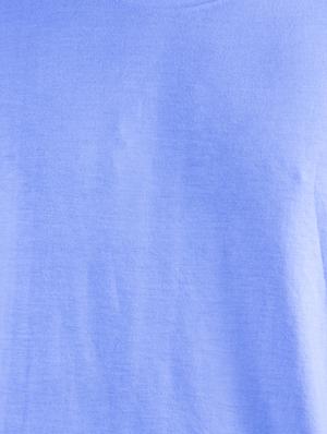 blue typographic chest print t-shirt - 16193945 - Standard Image - 3