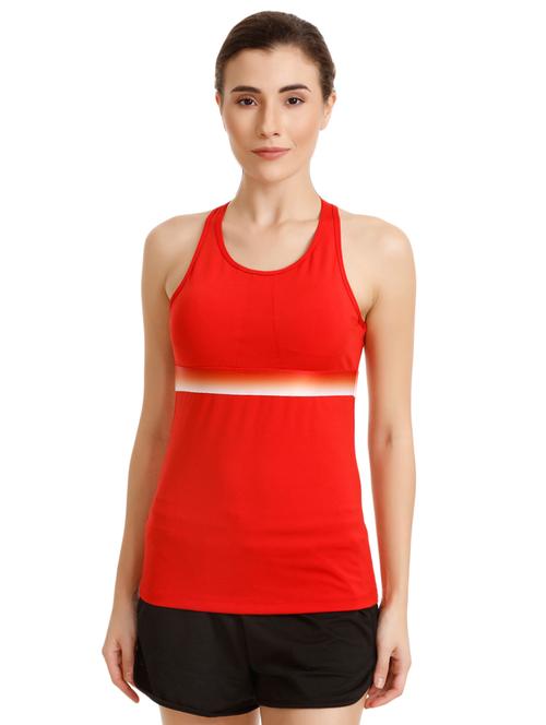cut out detail racer back tank tee - 16194093 - Standard Image - 1