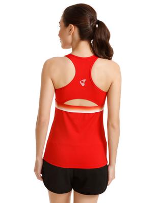 cut out detail racer back tank tee - 16194093 - Standard Image - 3