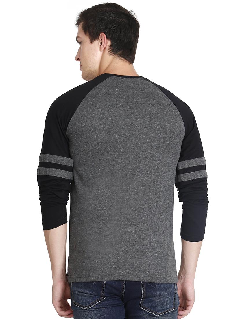 grey raglan t-shirt - 16194299 - Zoom Image - 3
