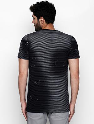black striped t-shirt - 16195001 - Standard Image - 3