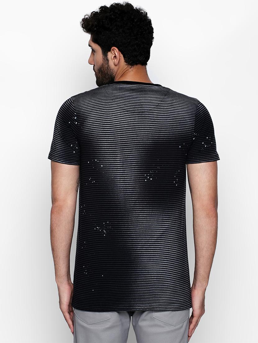 black striped t-shirt - 16195001 - Zoom Image - 3