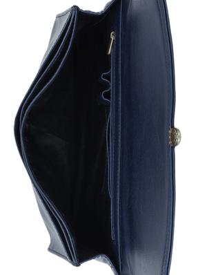 blue leatherette (pu) messenger bag - 16197612 - Standard Image - 3
