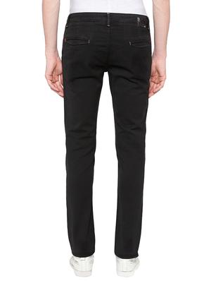 black cotton plain jeans - 16197861 - Standard Image - 3