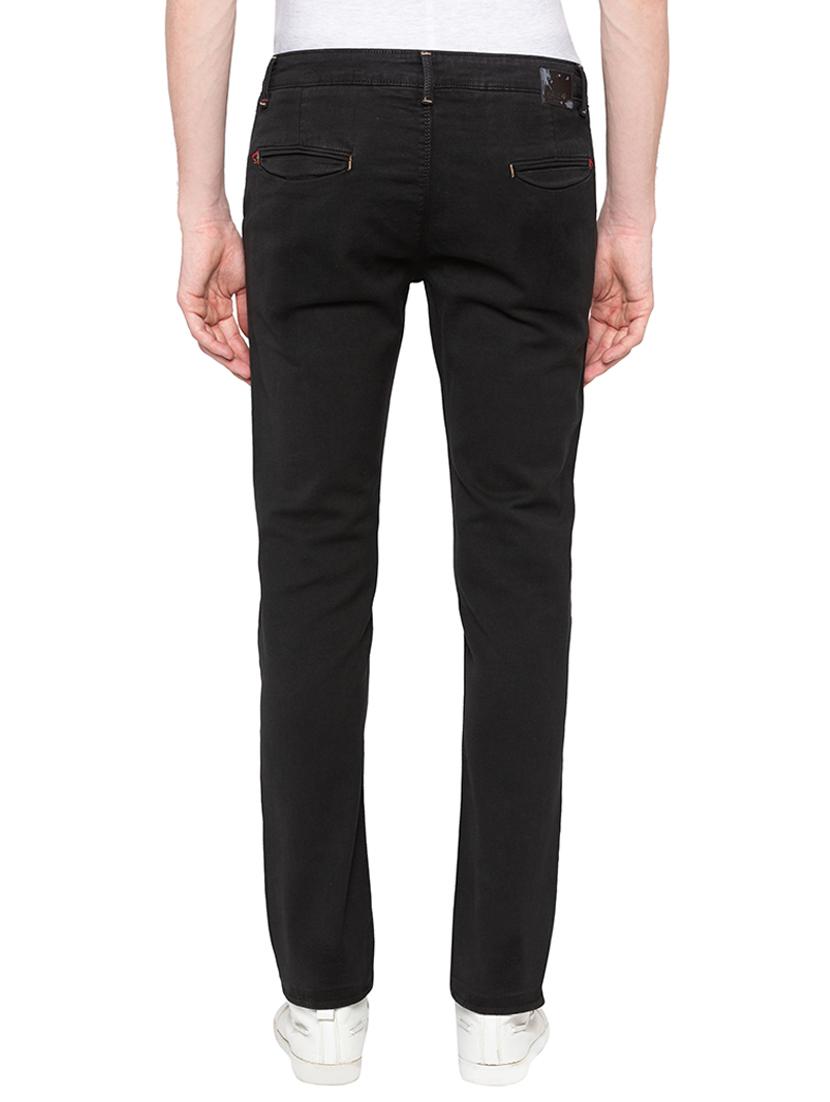 black cotton plain jeans - 16197861 - Zoom Image - 3