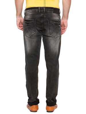 black heavy washed jeans - 16197867 - Standard Image - 3