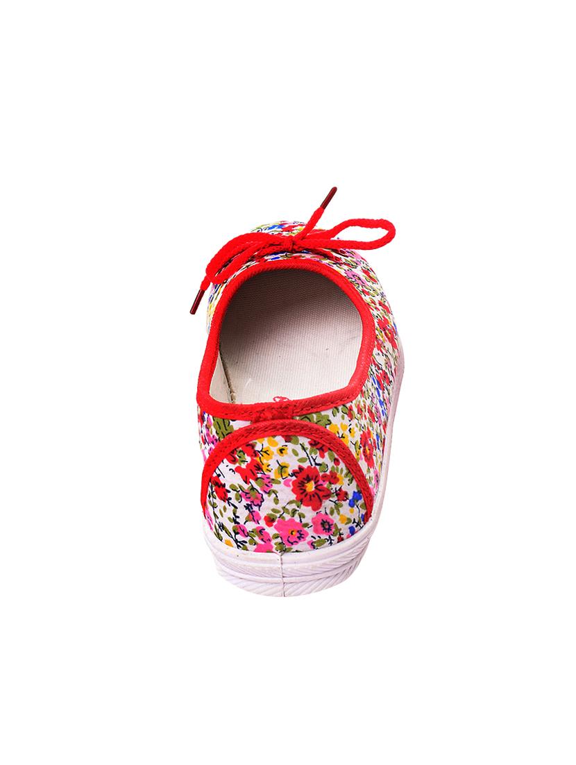 red slip on casual shoes - 16198810 - Zoom Image - 3