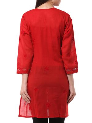 Chikankari straight kurta - 16199368 - Standard Image - 3