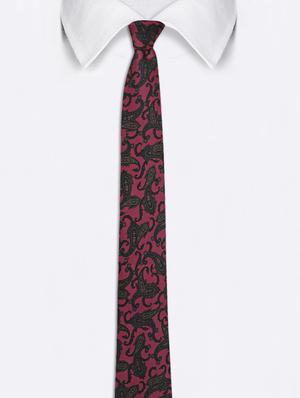 pink satin tie - 16199844 - Standard Image - 3