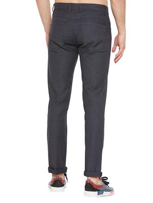 blue solid chinos - 16200145 - Standard Image - 3