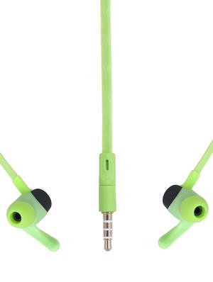 green plastic in ear phones - 16200784 - Standard Image - 3