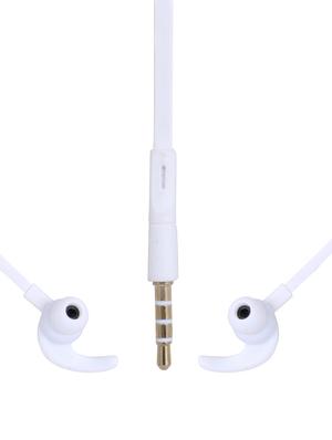 white plastic in ear phones - 16200785 - Standard Image - 3