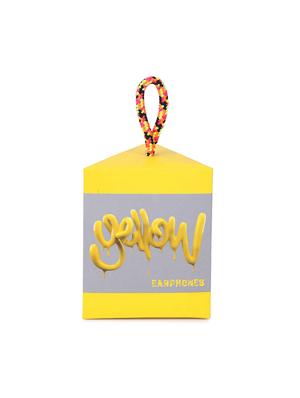 yellow plastic in ear phones - 16202072 - Standard Image - 6
