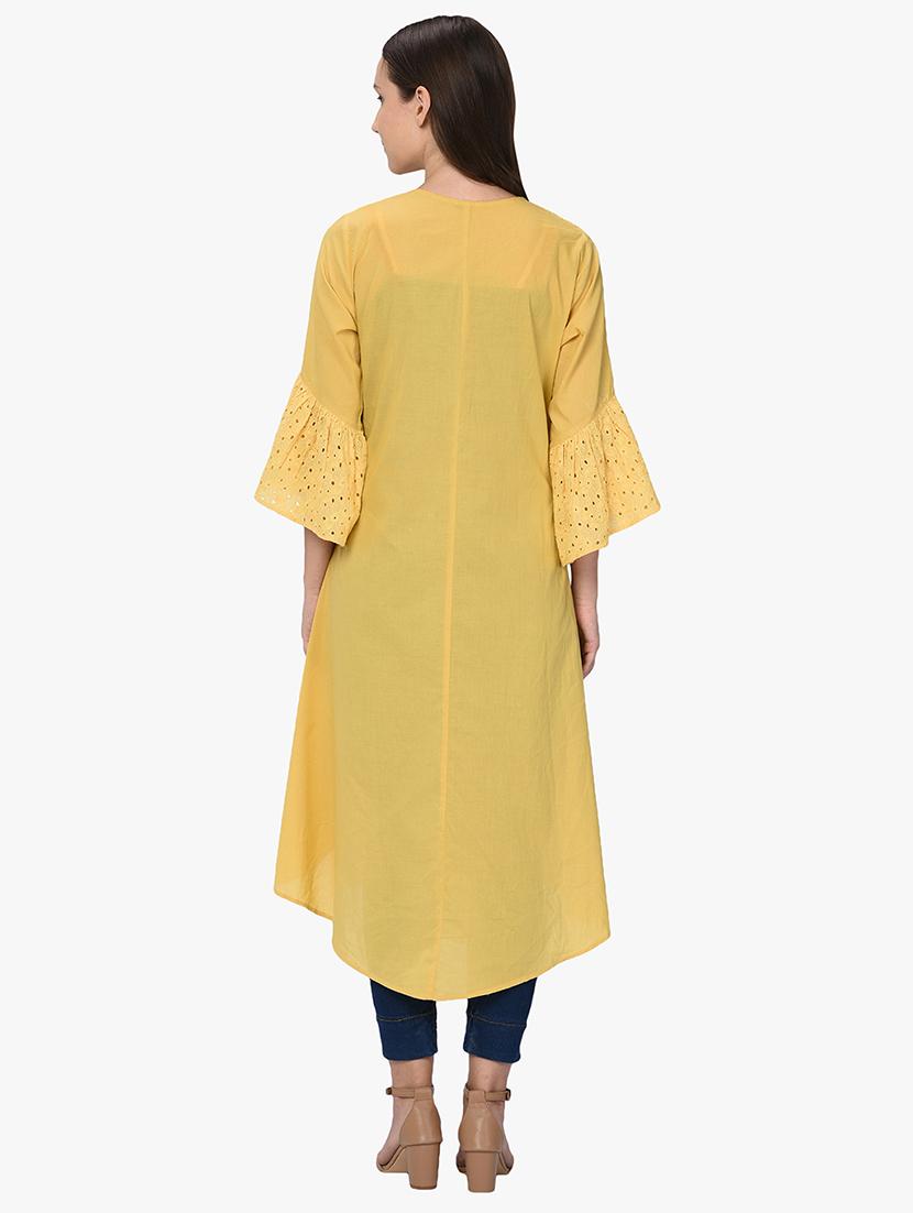 yellow cotton shrug - 16202875 - Zoom Image - 3