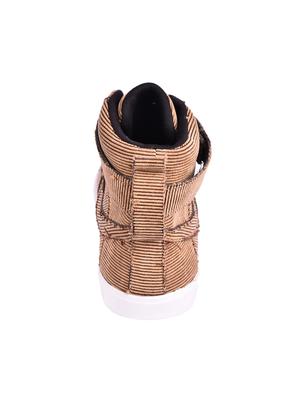 beige fabric lace up sneakers - 16203199 - Standard Image - 3