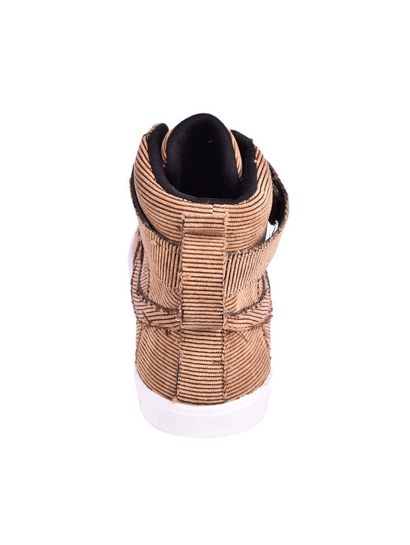 beige fabric lace up sneakers - 16203199 - Zoom Image - 3