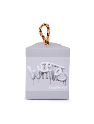 white plastic in ear phones - 16204150 - Standard Image - 6