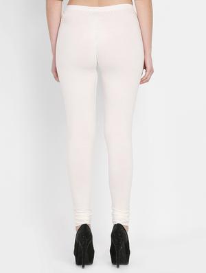 white cotton leggings - 16204614 - Standard Image - 3