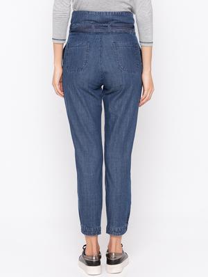 tie knot high rise jeans - 16208056 - Standard Image - 3