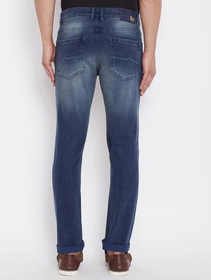 blue denim heavy washed jeans - 16208086 - Standard Image - 3
