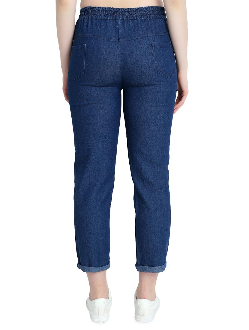 tie front printed jeans - 16208430 - Zoom Image - 3