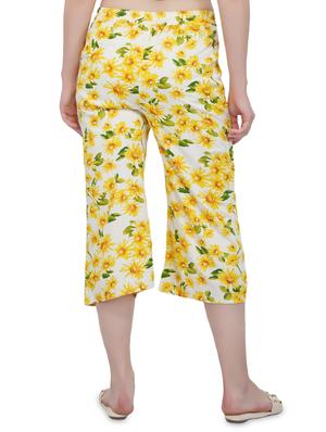 high rise floral culotte - 16208530 - Standard Image - 3