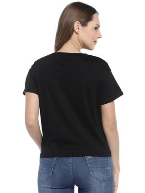 tie knot hem crew neck top - 16215373 - Standard Image - 3