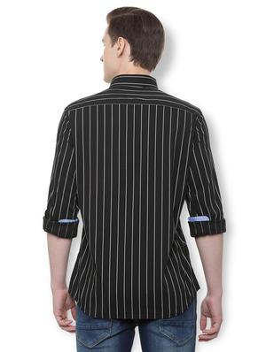 black striped casual shirt - 16215576 - Standard Image - 3