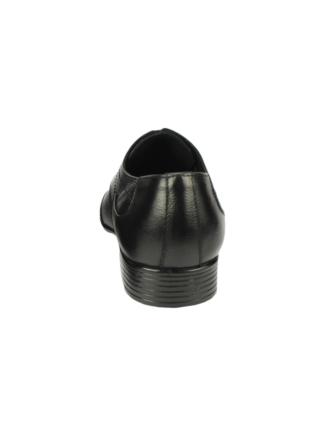 black leather lace-up derbys - 16216106 - Zoom Image - 3