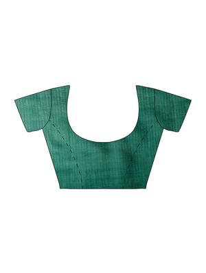 conversational printed saree with blouse - 16219143 - Standard Image - 3